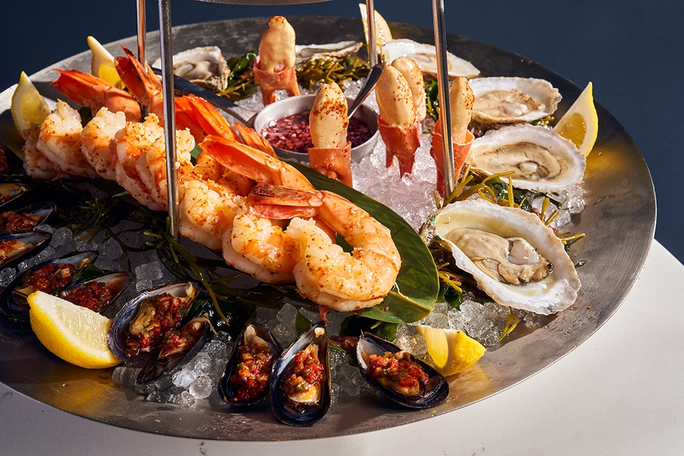 Seafood Tower at Boatyard in Fort Lauderdale